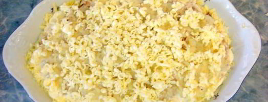 салат мимоза классический с консервой. Шаг 14