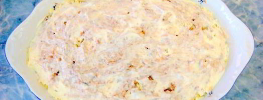 салат мимоза классический с консервой. Шаг 17