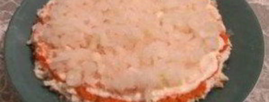 салат мимоза классический. Шаг 5