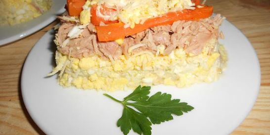 Салат мимоза по-новому