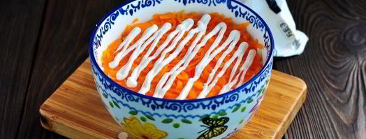 салат мимоза с картошкой. Шаг 10