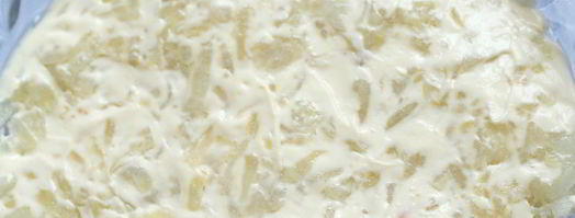 салат мимоза с консервированной горбушей. Шаг 6