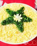 Салат Мимоза с маслом