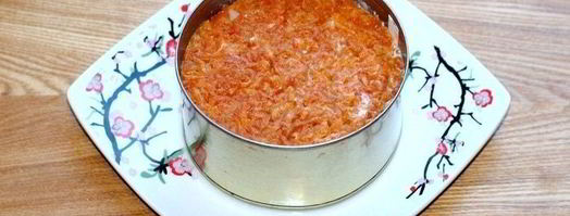 салат мимоза с тунцом и йогуртом. Шаг 11