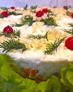 Салат Мимоза с тунцом