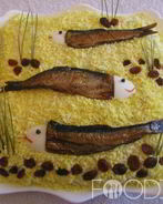 Салат Мимоза со шпротами