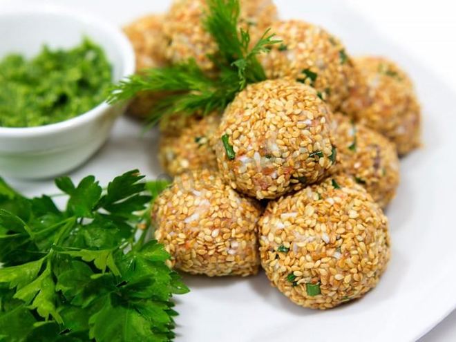 Рецепт салатных шариков