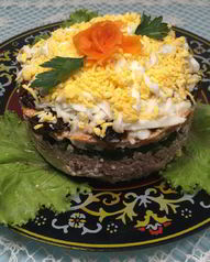 Салаты с печенью