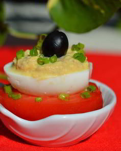 Яйца Мимоза