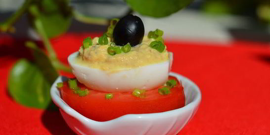 Яйца Мимоза