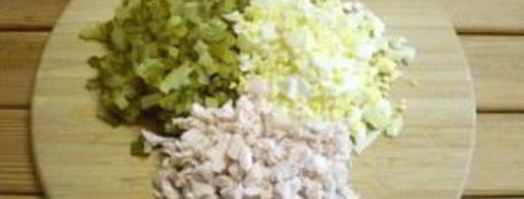 салат обезьянка с рисом и курицей. Шаг 4