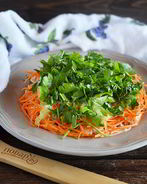 Салат Оргазм с жареными шампиньонами