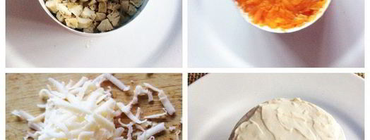 салат пенек. Шаг 4