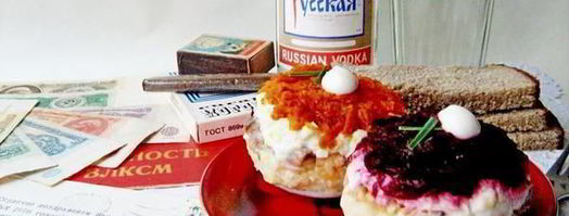 пирожные сельдь под шубой. Шаг 8