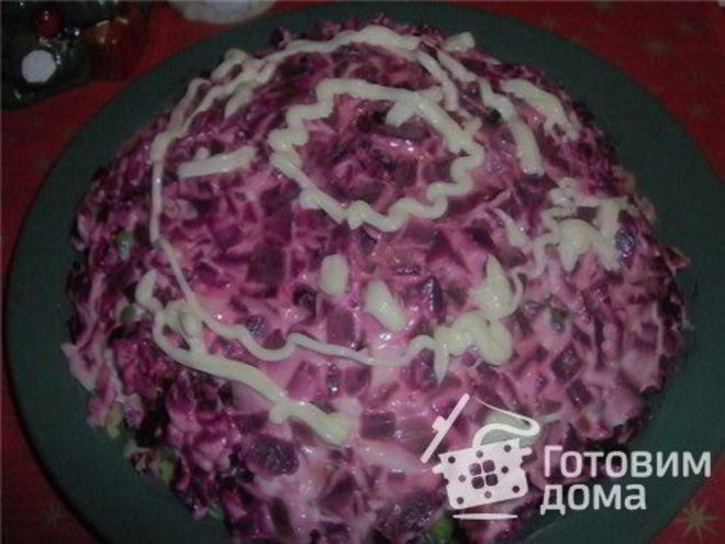 Рецепт салата из тунца типа под шубой