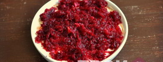 салат мясо под шубой. Шаг 7