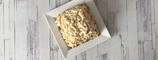 салат рыба под шубой. Шаг 9