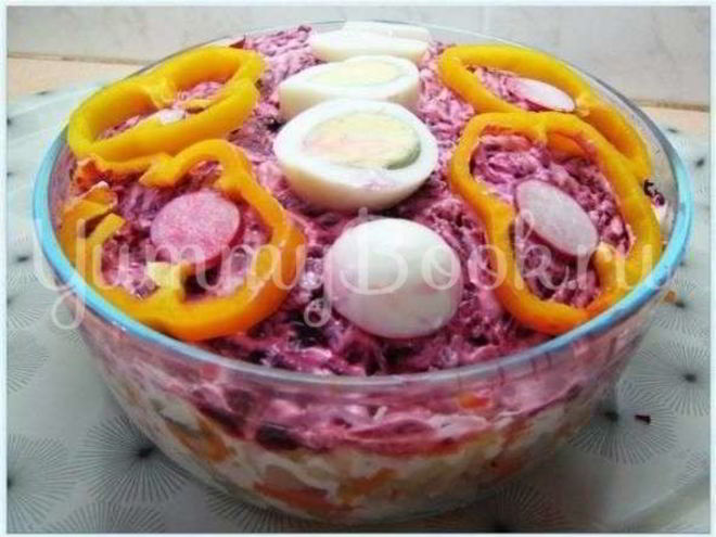 Рецепт салата сельдь под шубкой