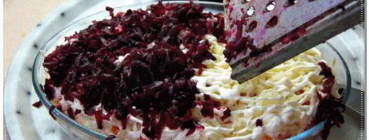 салат сельдь под шубкой. Шаг 42