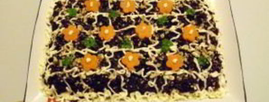 салат селедка под шубой. Шаг 12