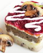 Сельдь под шубой с грибной икрой