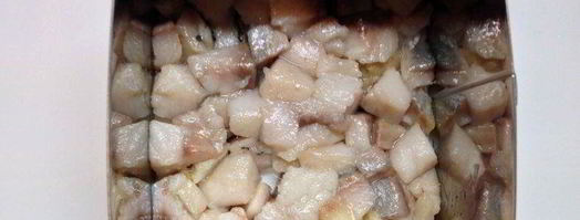 сельдь под шубой с грибной икрой. Шаг 5