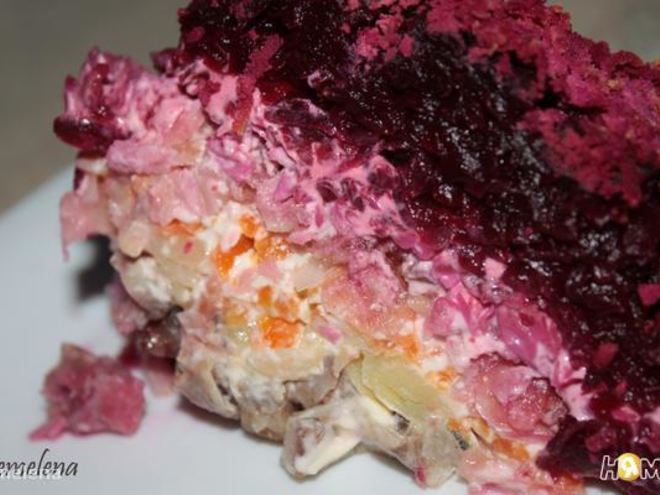 Рецепт сельди под шубой