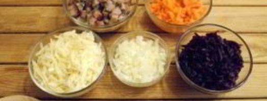 селедка под шубой без яиц. Шаг 3