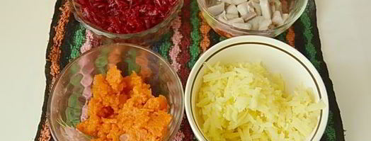 селедка под шубой на новый год собаки. Шаг 9