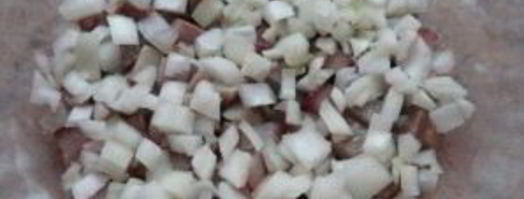 селедка под шубой с яблоком. Шаг 4