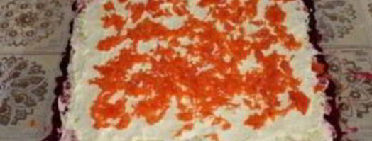 селедка под шубой в пленке. Шаг 5