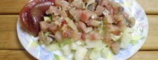 селедка под шубой в виде рулета. Шаг 4