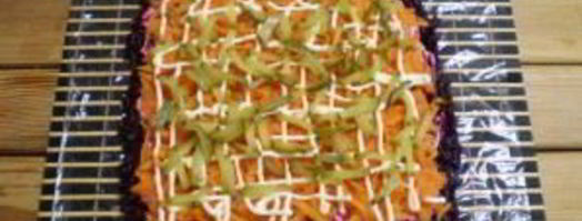 селедка под шубой в виде рулета. Шаг 7