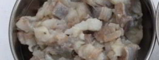 селедка под шубой в виде рыбы. Шаг 3