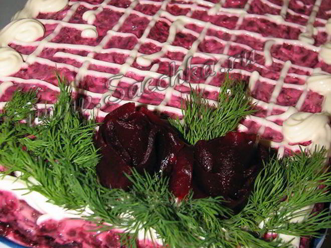 Рецепт селедки под шубой