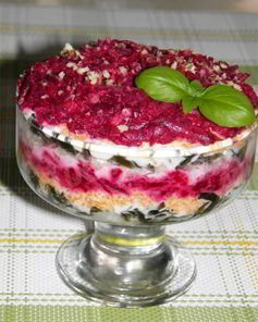 Вегетарианская селедка под шубой