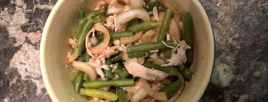 салат с фасолью и курицей. Шаг 6