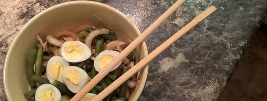 салат с фасолью и курицей. Шаг 8