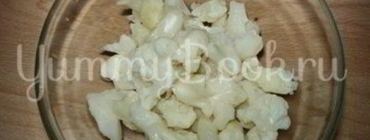 салат с кальмарами и цветной капустой. Шаг 4