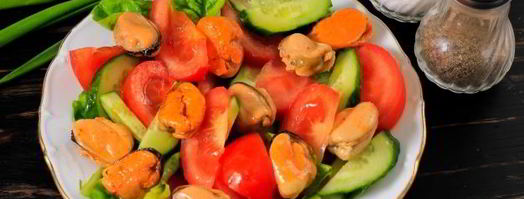 салат с мидиями в масле. Шаг 6