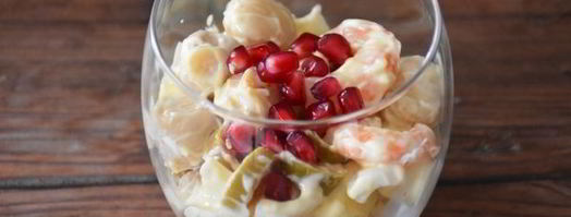 салат с морепродуктами и грибами. Шаг 9