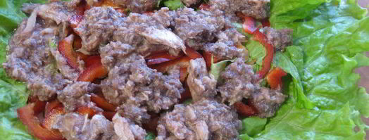 салат с тунцом и моцареллой. Шаг 5