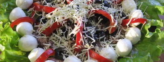 салат с тунцом и моцареллой. Шаг 10