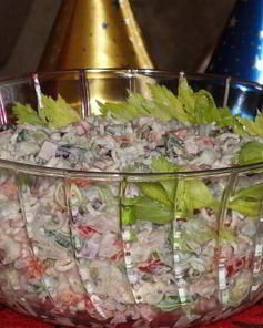 Салат со стеблем сельдерея