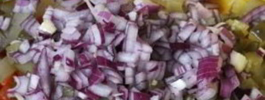 салат со стеблем сельдерея. Шаг 6