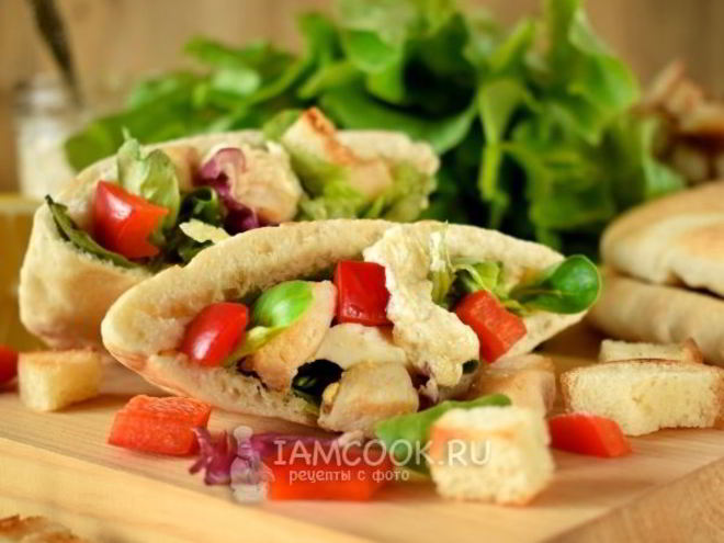 Рецепт конвертиков цезарь