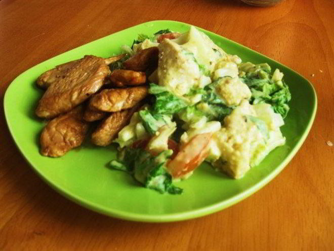 Рецепт салата цезарь классический с курицей и горчичной заправкой