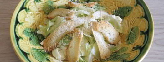 салат цезарь классический. Шаг 14