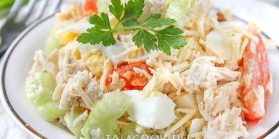 Салат Цезарь по Дюкану