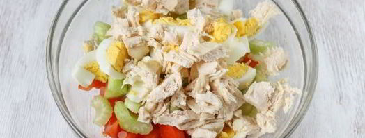 салат цезарь по дюкану. Шаг 9